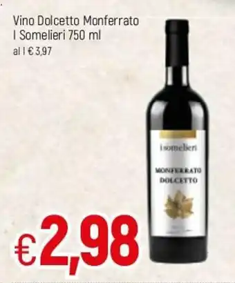 Famila Vino Dolcetto Monferrato I Somelieri 750ml offerta