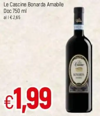 Famila Le Cascine Bonarda Amabile Doc 750ml offerta