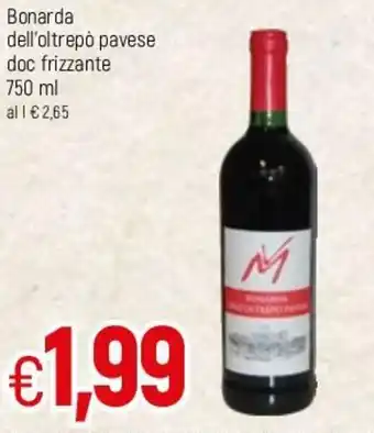Famila Bonarda dell'oltrepò pavese doc frizzante 750ml offerta
