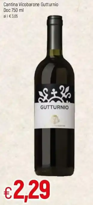 Famila Cantina Vicobarone Guttornio Doc 750ml offerta