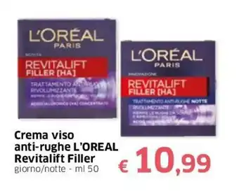 Famila L'Oréal Revitalift Filter Crema viso anti-rughe 50ml offerta