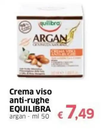 Famila Equilibra Crema viso anti-rughe 50ml offerta