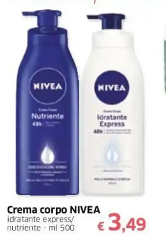 Famila Nivea Crema corpo 500ml offerta