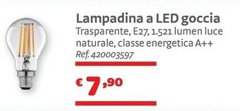 Bricocenter Lampadina A Led Goccia offerta