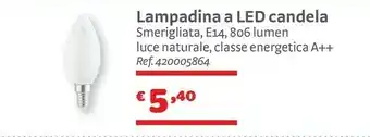 Bricocenter Lampadina A Led Candela offerta