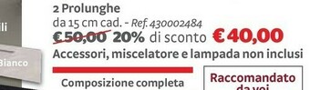 Bricocenter 2 Prolunghe Mobile Bagno Remix offerta