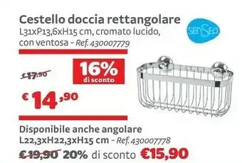 Bricocenter Cestello Doccia Rettangolare offerta