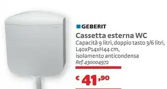 Bricocenter Geberit Cassetta Esterna Wc offerta