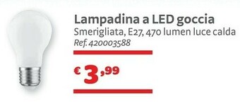 Bricocenter Lampadina A Led Goccia offerta