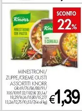Crai Knorr Minestrone offerta