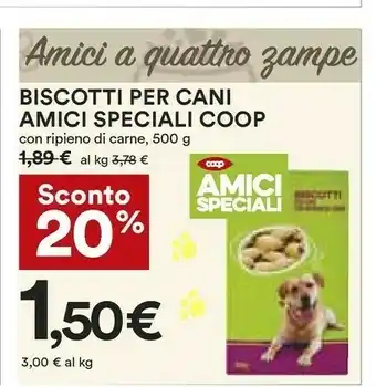 Coop Coop Biscotti Per Cani Amici Speciali offerta