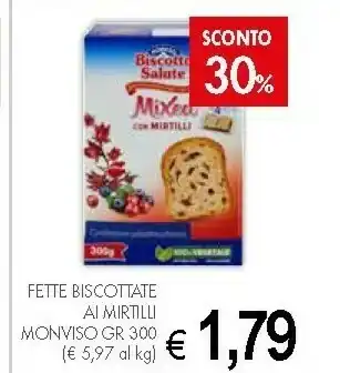 Crai Monviso Fette biscottate offerta
