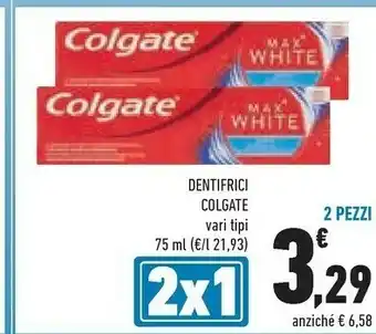 Conad Colgate Dentifrici offerta