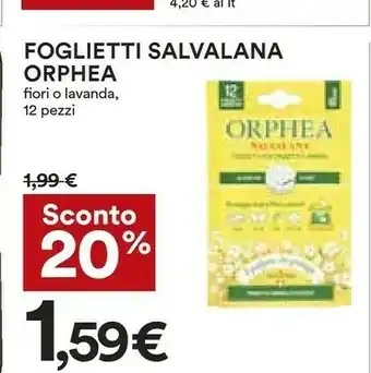 Coop Orphea Foglietti Salvalana offerta