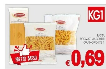Crai Granoro Pasta di semola offerta