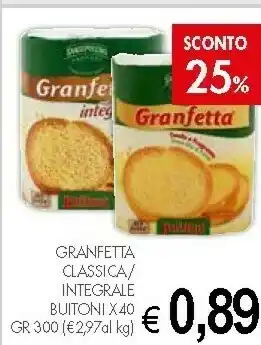 Crai Buitoni Fette biscottate offerta