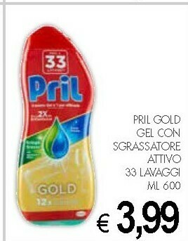 Crai Pril Detersivo lavastoviglie offerta