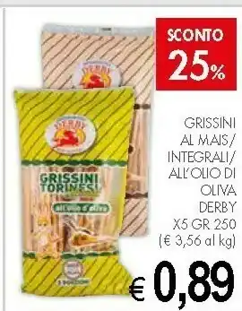 Crai Derby Grissini offerta