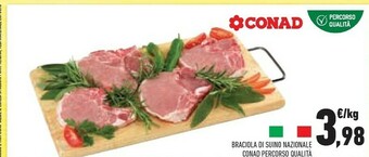 Conad Conad Braciola Di Suino Nazionale Percorso Qualità offerta