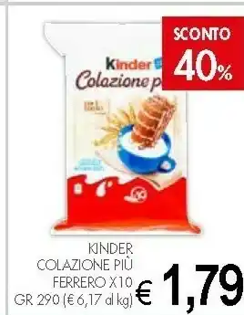 Crai Kinder Colazione Più offerta