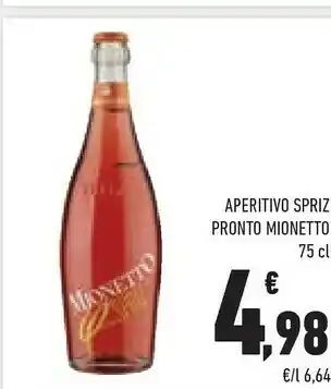 Conad Mionetto Aperitivo Spriz Pronto offerta
