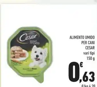 Conad Cesar Alimento Umido Per Cani offerta