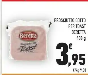 Conad Beretta Prosciutto Cotto Per Toast offerta