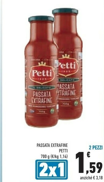 Conad Petti - Passata Extrafine Il Delicato offerta