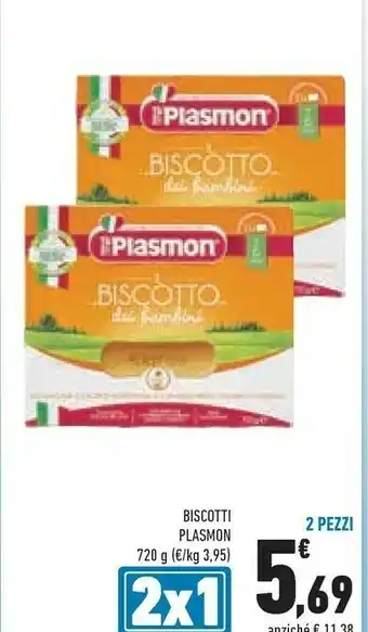 Conad Plasmon Biscotti Dei Bambini 720 G offerta