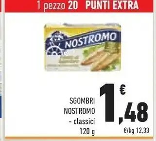 Conad Nostromo Sgombri Classici offerta