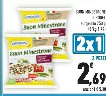 Conad Orogel Buon Minestrone I Vegetali offerta