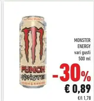 Conad Moster Energy Drink offerta