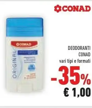 Conad Conad Deodoranti offerta