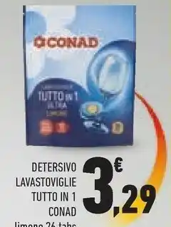 Conad Conad - Detersivo Lavastoviglie Tutto In 1 offerta