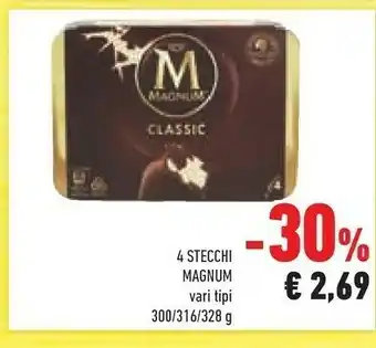 Conad Algida 4 Stecchi Magnum offerta