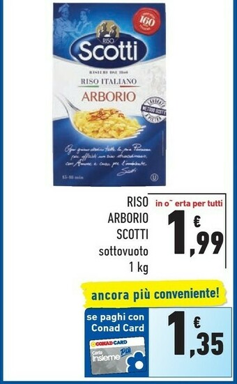 Conad Scotti Riso offerta