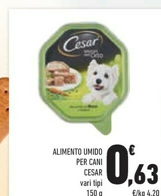 Conad Superstore Cesar Cibo per cani offerta