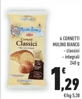 Conad Mulino Bianco Croissant offerta
