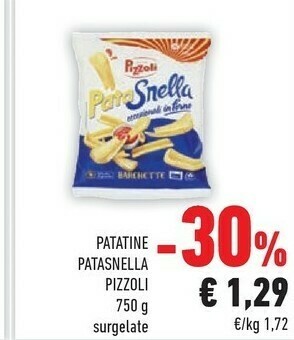 Conad Pizzoli Patatine offerta