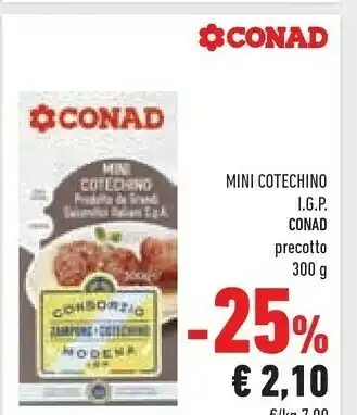 Conad Casa Modena Cotechino offerta
