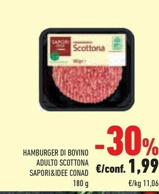 Conad Superstore Sapori Hamburger offerta