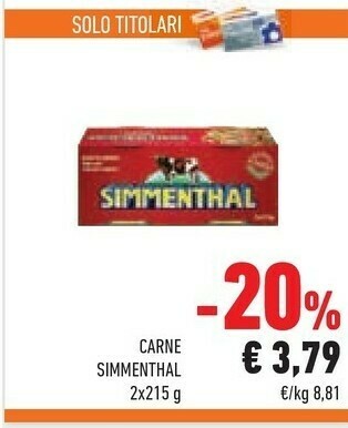 Conad Superstore Simmenthal Carne in scatola offerta