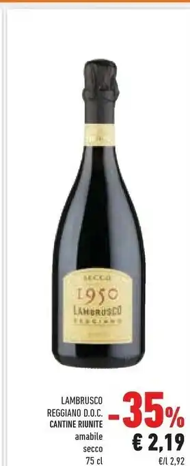 Conad Superstore Cantinè Lambrusco offerta