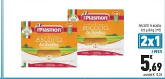 Conad Plasmon Biscotti offerta
