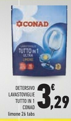 Conad Superstore Detersivo lavastoviglie offerta