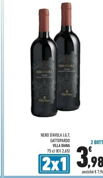 Conad Gattopardo Nero d'Avola offerta