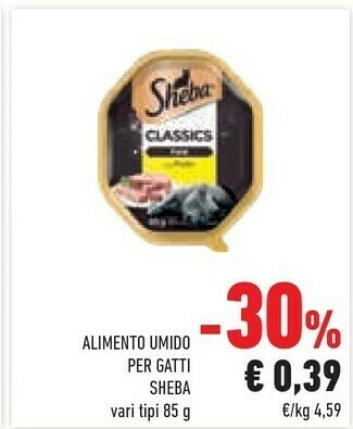 Conad Sheba Cibo per gatti offerta