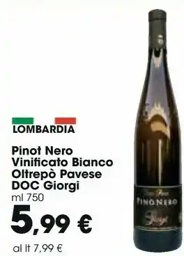 Carrefour Market Giorgi Vino rosso offerta