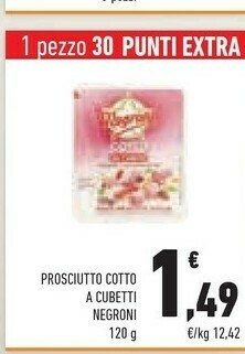 Conad Superstore Negroni Prosciutto cotto offerta