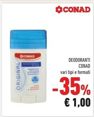 Conad Deodorante offerta